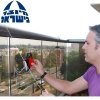 מנקה חלונות מגנטי למרפסת שמש